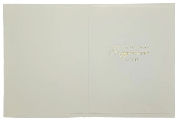 Luxury Wedding Greeting Card - Quilled Love Forever