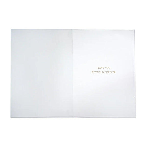 Luxury Romance Greeting Card - Stacked Love