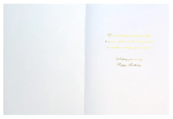 Luxury Birthday Greeting Card - Quilled Origami Floral