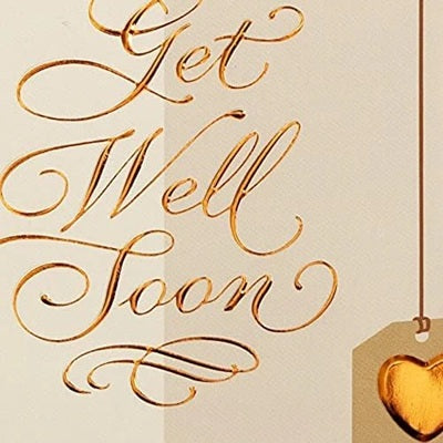 Luxury Get Well Greeting Card - Die-Cut Tea Cup