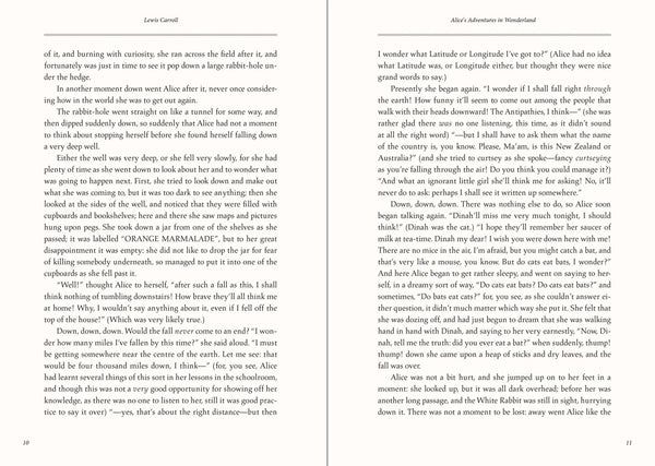 Novel - Alice's Adventures in Wonderland and Through the Looking Glass