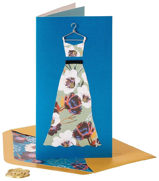 Luxury Birthday Greeting Card - Long Dress