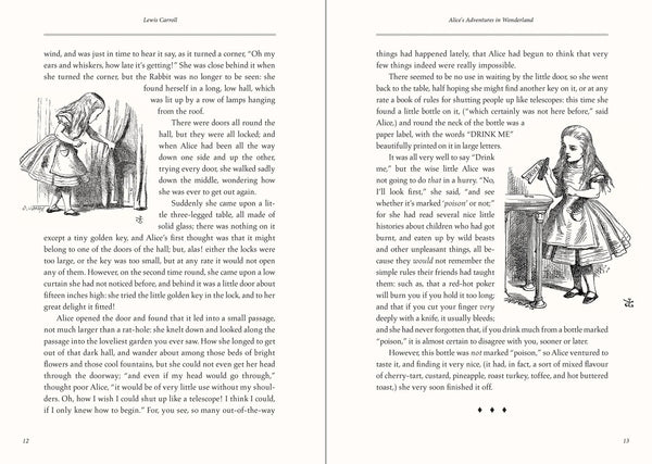 Novel - Alice's Adventures in Wonderland and Through the Looking Glass