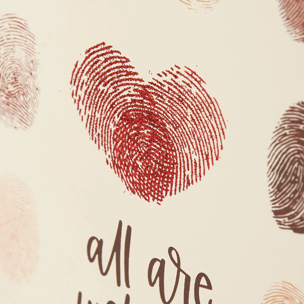 Wood Block Sign - All Are Welcome