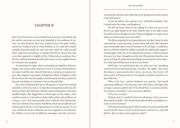 Novel - Sense and Sensibility