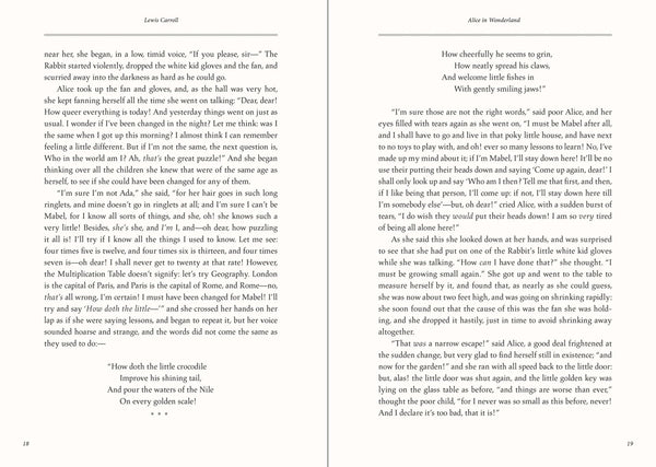 Novel - Alice's Adventures in Wonderland and Through the Looking Glass