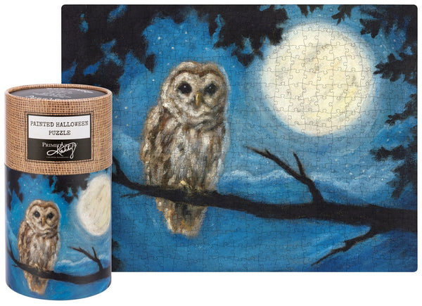 Jigsaw Puzzle - Painted Halloween Owl