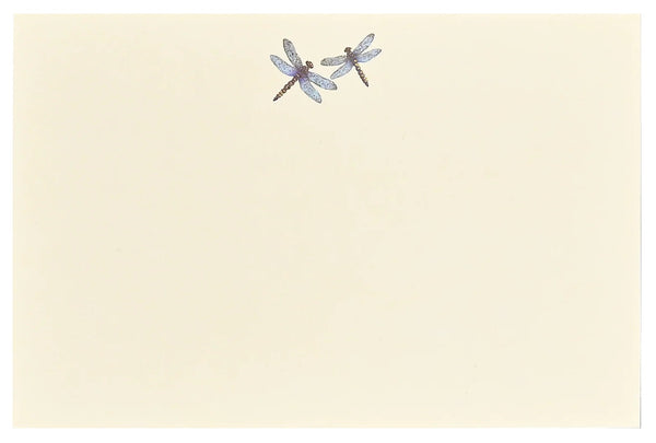 Correspondence Cards - Blue Dragonflies