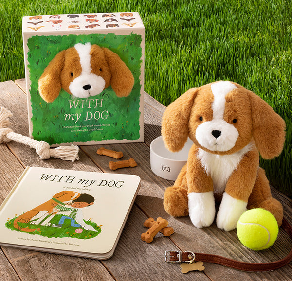 With My Dog - Book & Toy Gift Set