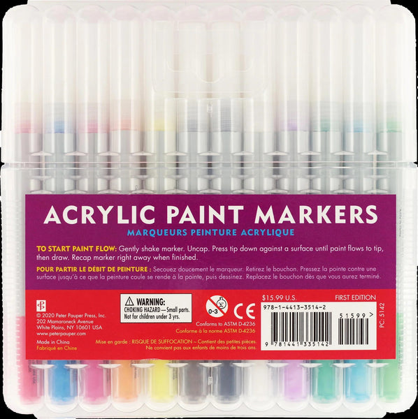 Acrylic Paint Markers - Set of 12