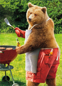 Birthday Greeting Card  - Bear Cookout