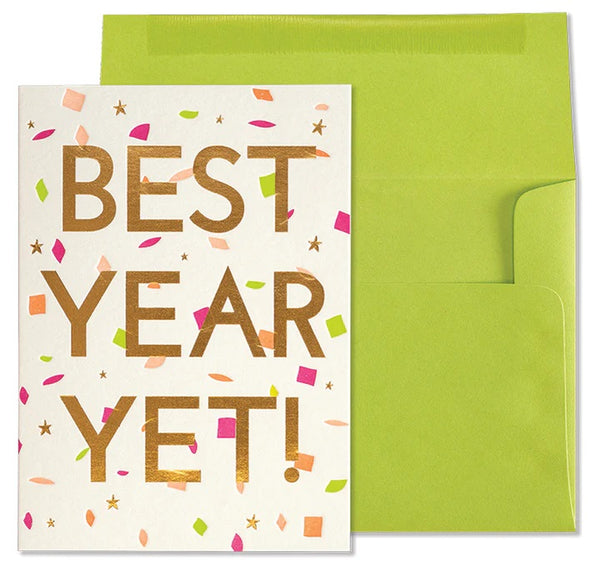 Birthday Greeting Card - Best Year Yet