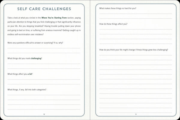 Self Care Journal - A journal for being kind to yourself