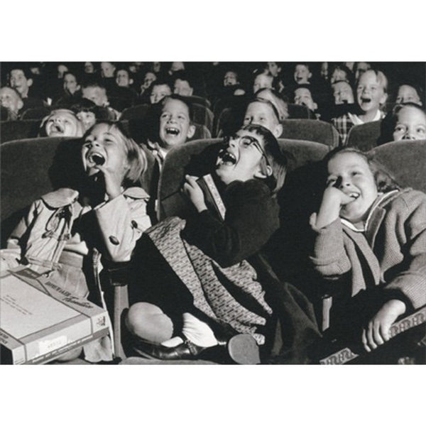 Birthday Greeting Card - Movie Theater Kids - America Collection