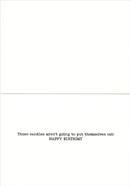 Birthday Greeting Card - Three Women with a Fire Hose - America Collection