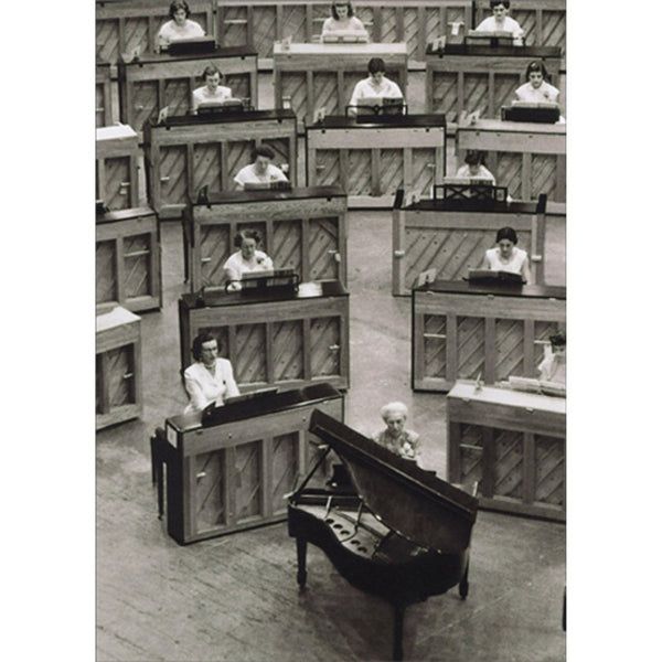 Thank You Greeting Card - Piano Concert - America Collection