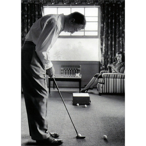 Birthday Greeting Card - Golfer Ben Hogan - America Collection
