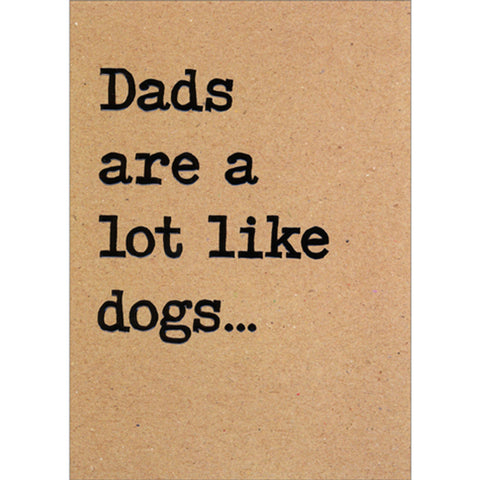 Father's Day Greeting Card - Dads