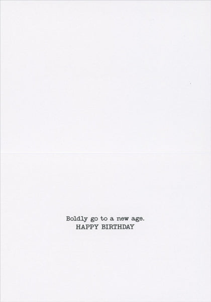 Birthday Greeting Card - Plane Through Vapor Cone - America Collection