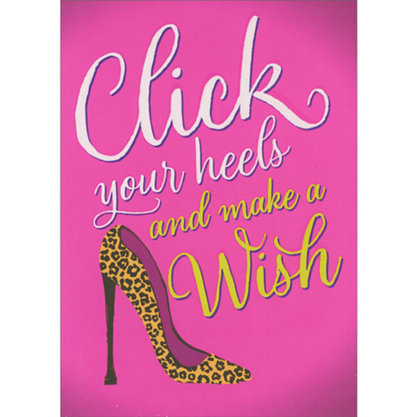 Birthday Greeting Card - Stylized Shoe