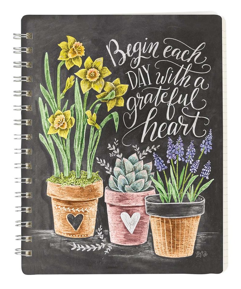 Spiral Notebook - Each Day With A Grateful Heart