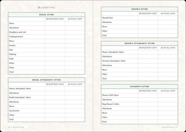 Organizer - The Wedding Planner Checklist - Eucalyptus Design