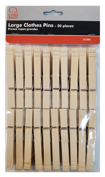 Large Clothespin - 20ct.