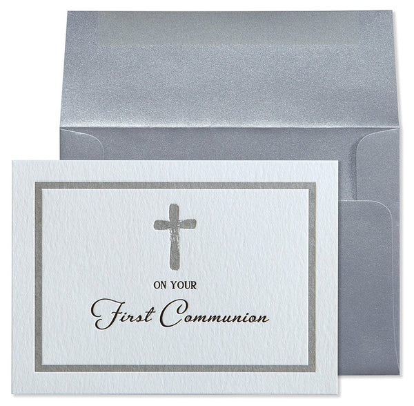 Letterpress First Communion Greeting Card  - Communion