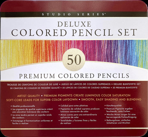 Studio Series Deluxe Colored Pencil Set - Set of 50