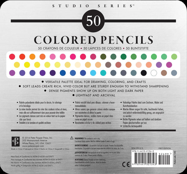 Studio Series Deluxe Colored Pencil Set - Set of 50