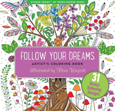 Artist's Coloring Book - Follow Your Dreams