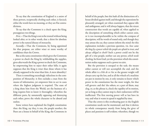 Book - Common Sense