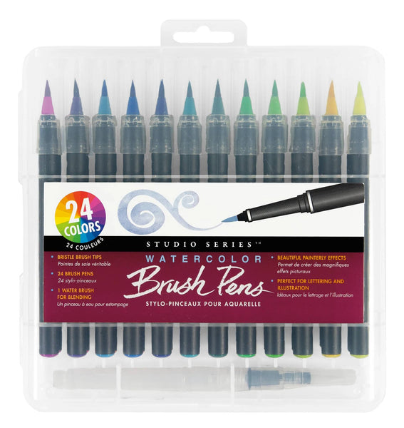 Studio Series Watercolor Brush Pens - Set of 24