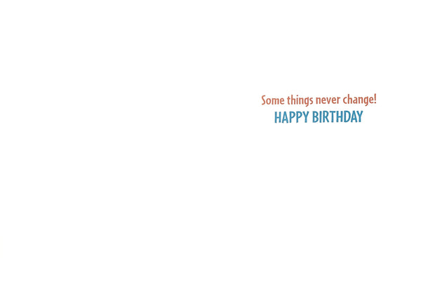 Birthday Greeting Card - Boy Drinking Soda on Beach