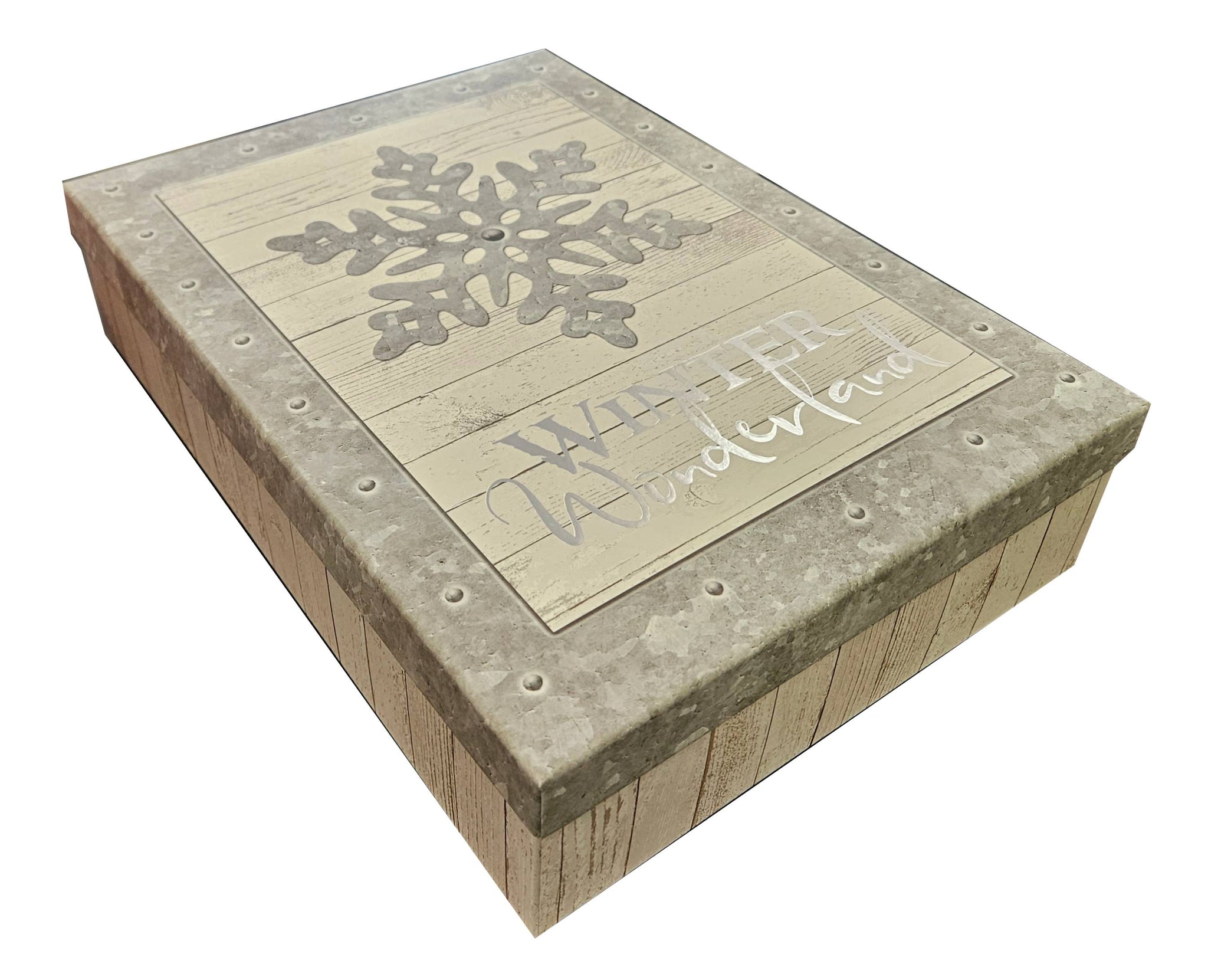 Large Decorative Gift Box - Winter Wonderland