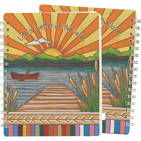 Spiral Notebook - Life Is Better At The Lake