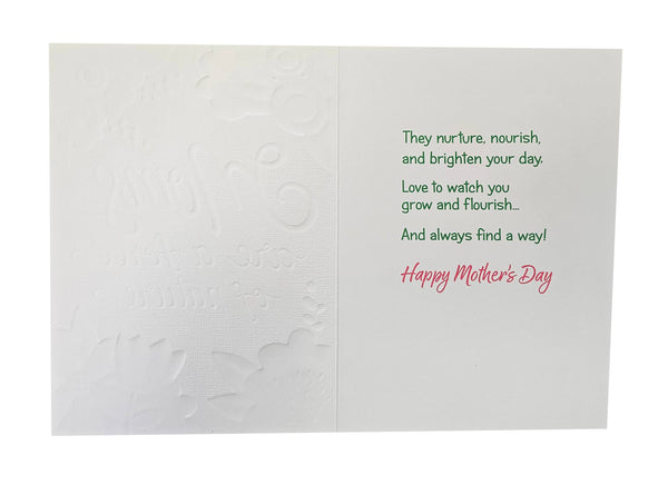 Mother's Day Greeting Card - Mom's Are a Force of Nature