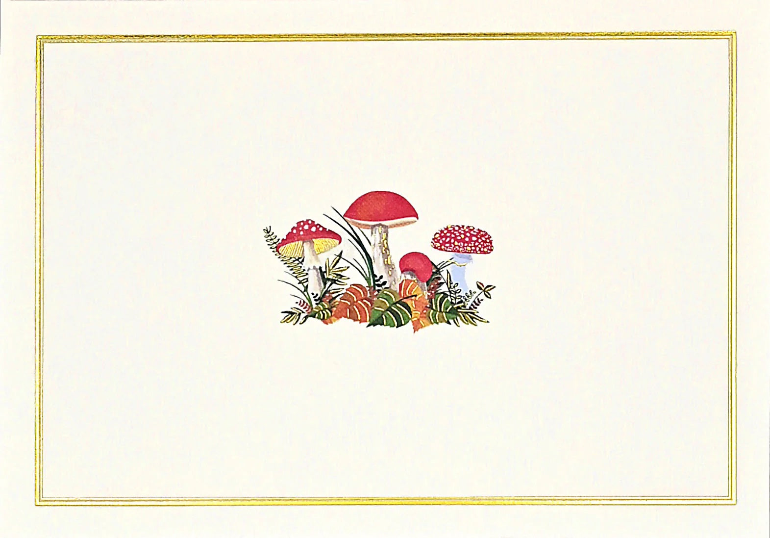 14 ct. Note Cards - Mushrooms Note Cards