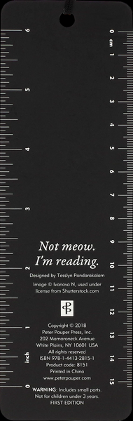 Beaded Bookmark - Not Meow, I'm Reading