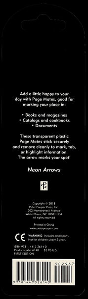 Neon Arrow Page Mates - 200 ct.