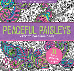 Artist's Coloring Book - Peaceful Paisleys