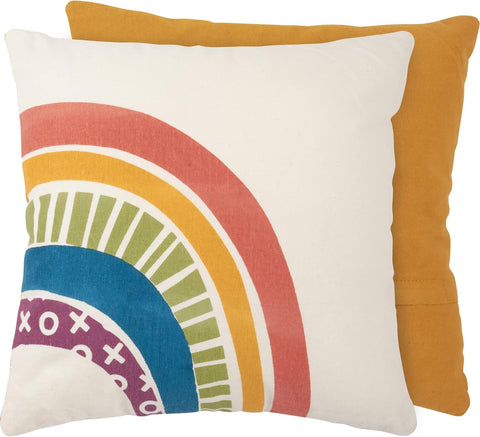Pillow - Patterned Rainbow