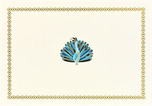 14 ct. Note Cards - Peacock Note Cards