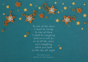 Sympathy Greeting Card - One of the Stars