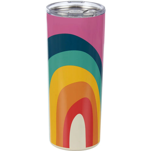Coffee Tumbler - Rainbow Design