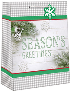 Medium Holiday Gift Bag - Season's Greetings