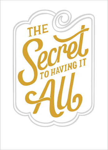 Anniversary Greeting Card  - The Secret