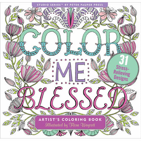 Artist's Religious Coloring Book - Color Me Blessed