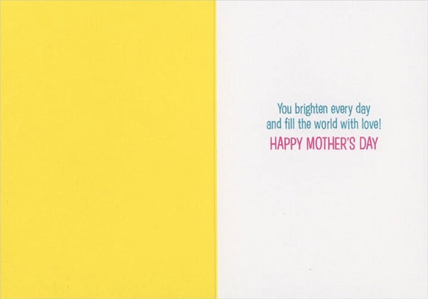 Mother's Day Greeting Card - Sunflower Wearing Sunglasses