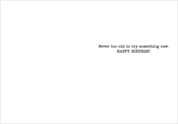 Birthday Greeting Card - Man with Mustache - America Collection